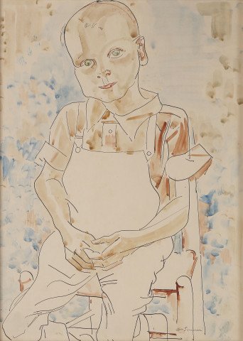 Young Worker by William Sommer (American, 1867-1949)