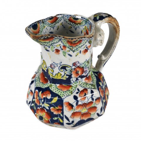 Antique British Mayer and Newbold Opaque Pitcher