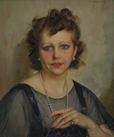 Portrait of a Woman by Abel G. Warshawsky