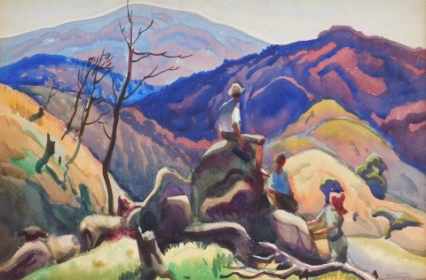 Smoky Mountain Children by Frank Nelson Wilcox