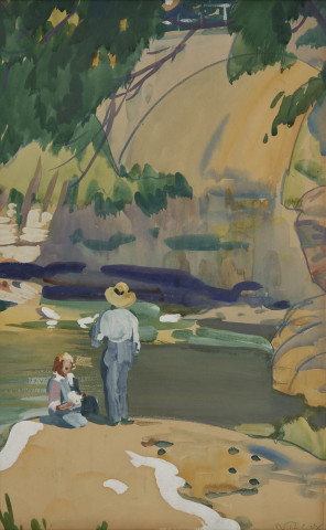 Under the Bridge by Frank Nelson Wilcox