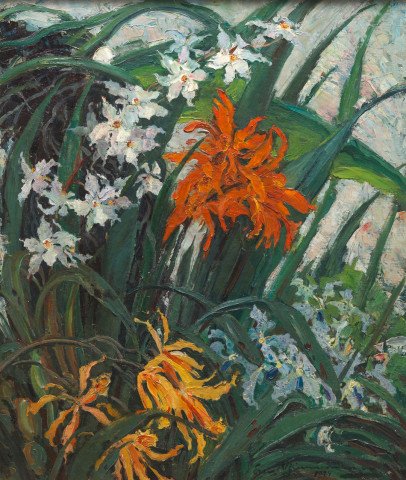 Floral Still Life by Ernst Reinhard Zimmermann