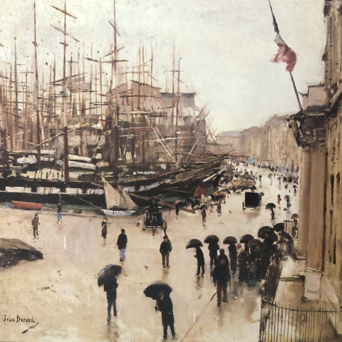 Scene de Port by Jean Béraud