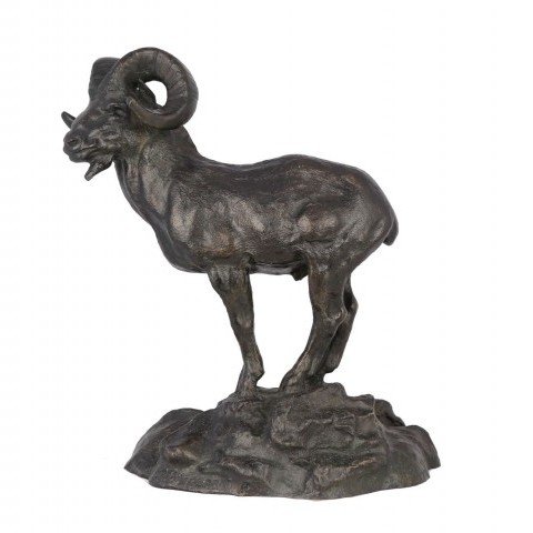 James Lippitt Clark - Ram on Rocky Crest
