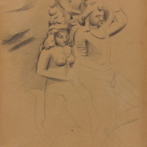 Indian or Cambodian Figures