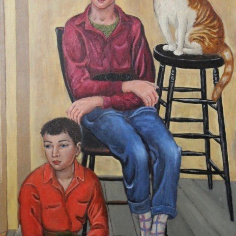 Dorothy Eaton - Two Boys and A Cat