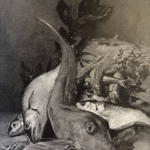 Still Life of Fish by Charles-Émile Jacque