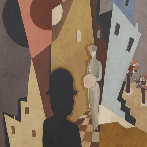 La Dame au Manchon by Jean Lambert-Rucki