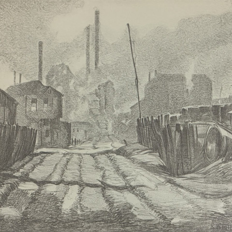 August Biehle - Scranton Road, c. 1932