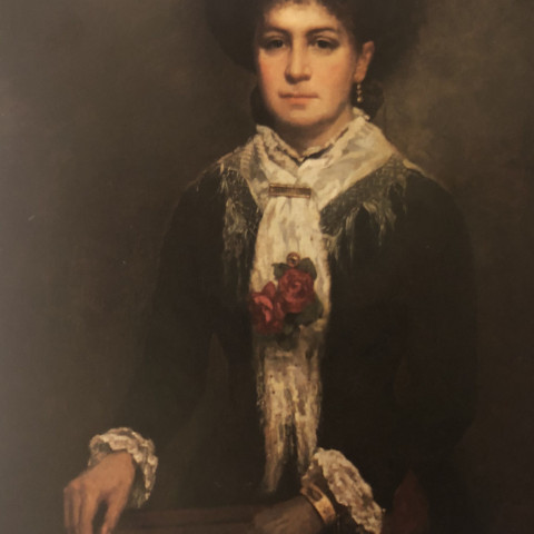 Portrait of a Lady by Robert William Vonnoh
