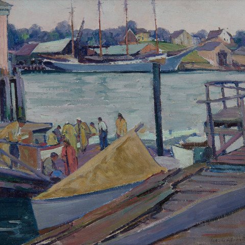 Boothbay Harbor by George Gustav Adomeit