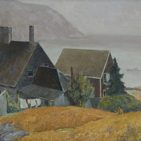 Monhegan Fog by George Gustav Adomeit