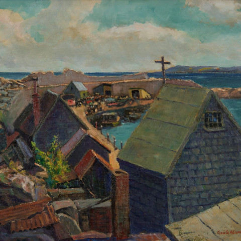 Pigeon Cove, Rockport, MA by George Gustav Adomeit