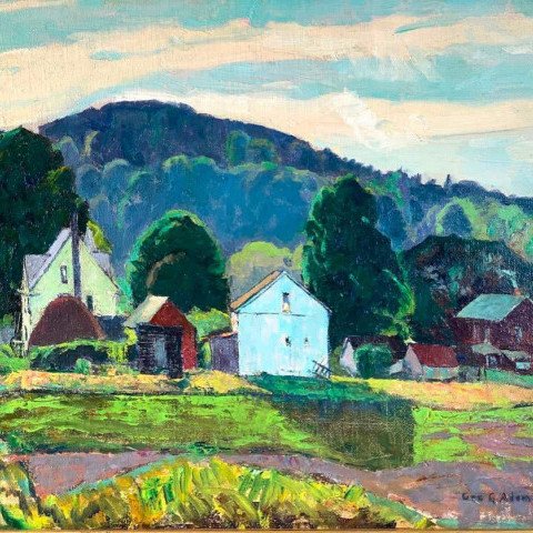 Rural Farm by George Gustav Adomeit