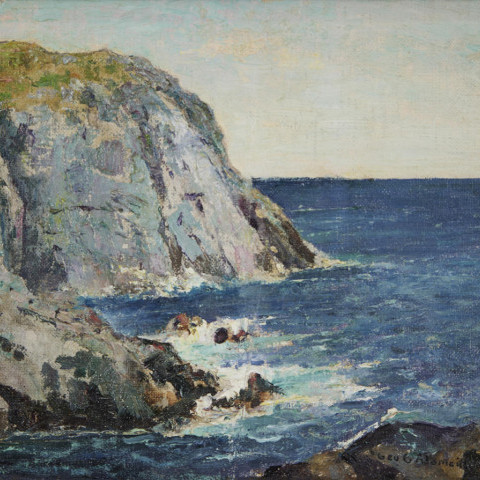 Seaside Cliff by George Gustav Adomeit