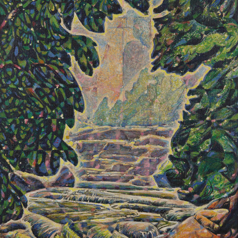 Berea Woods, Meredith Falls by August Frederick Biehle