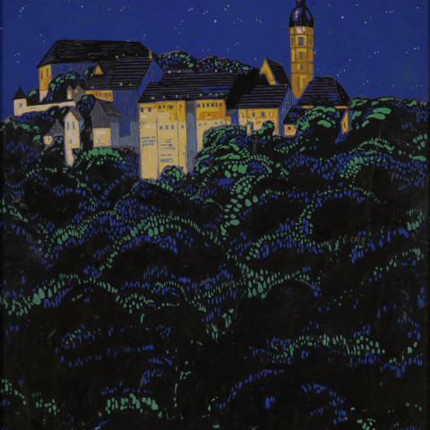 Castle in Germany by August Frederick Biehle