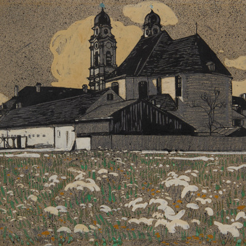 Town Chapel near Munich, Germany by August Frederick Biehle