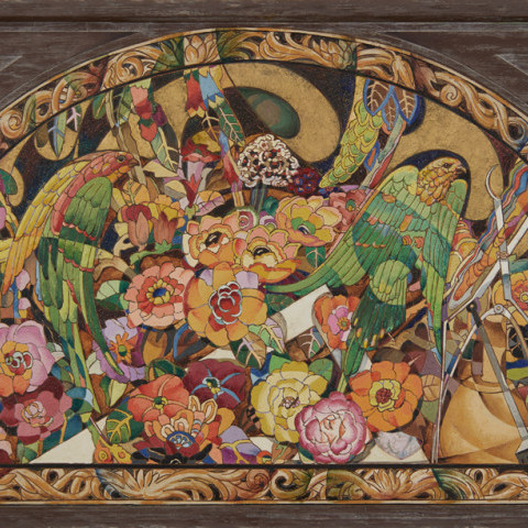 Decorative Mural by August Frederick Biehle
