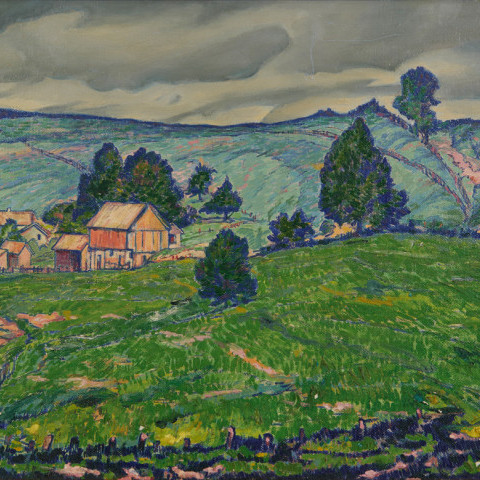 Farm in Berlin Heights by August Frederick Biehle