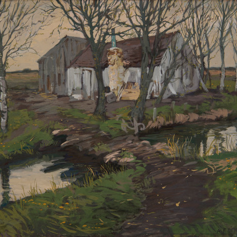 House in the Moor near Munich by August Frederick Biehle