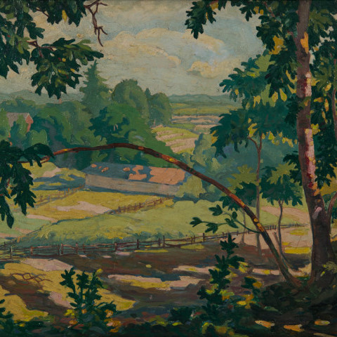 Landscape, Berlin Heights by August Frederick Biehle