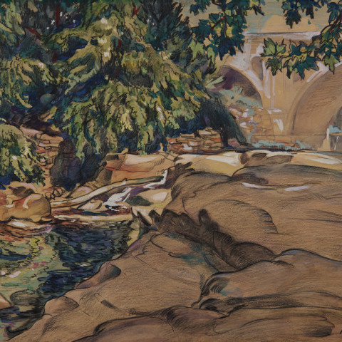 Meredith Falls, Berea by August Frederick Biehle