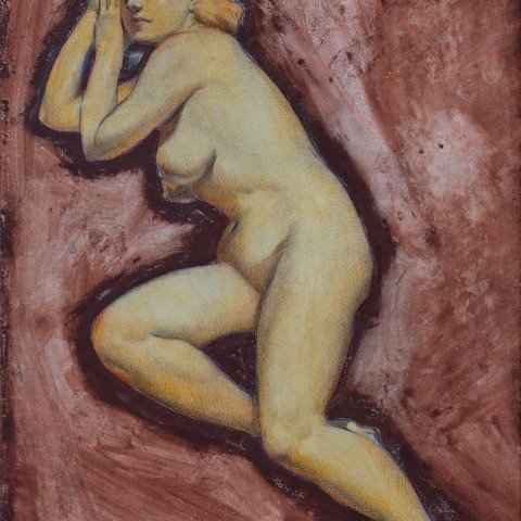 August Biehle - Nude