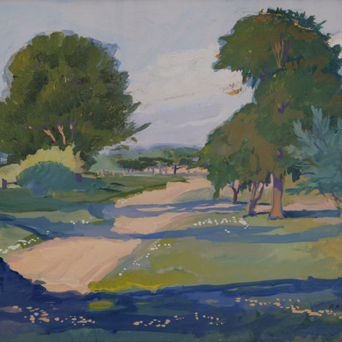 Road through Berlin Heights by August Frederick Biehle