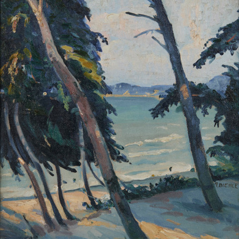 Lake Erie Shore near Berlin Heights by August Frederick Biehle