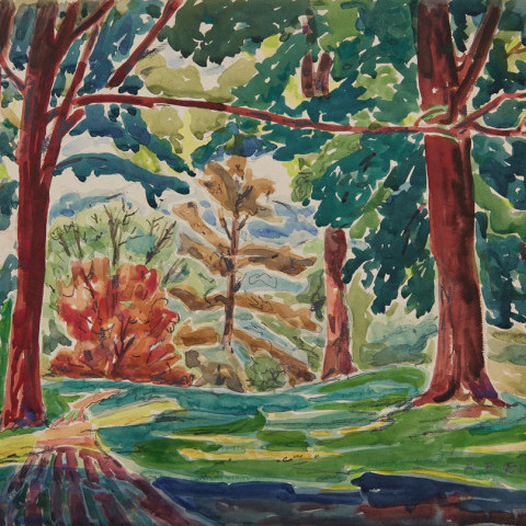 Through the Trees by August Frederick Biehle