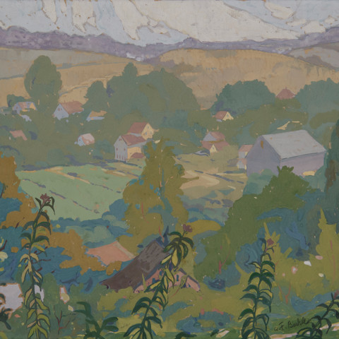 A View of Berlin Heights by August Frederick Biehle