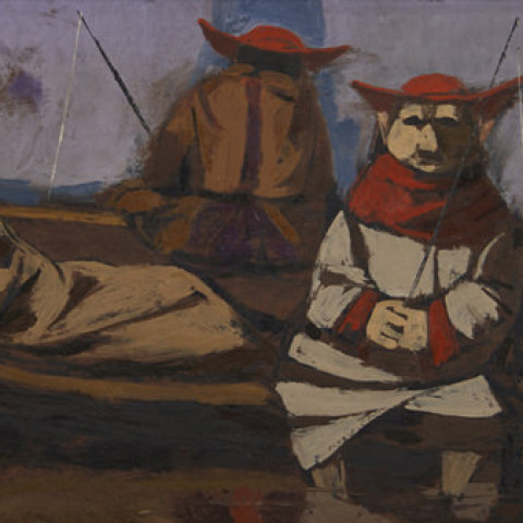 Fishing Priests by Louis Bosa