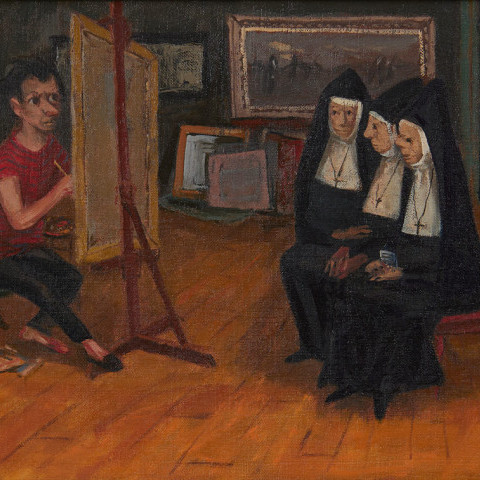 Nuns in My Studio by Louis Bosa