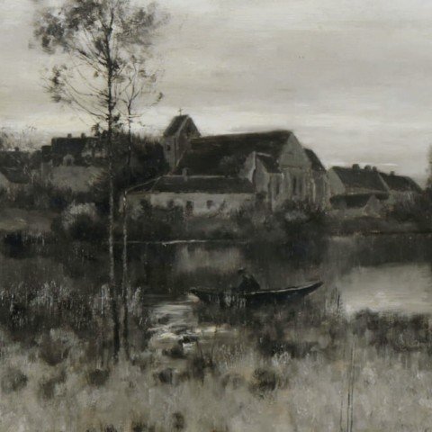 Bruce Crane—Landscape, Crepuscule