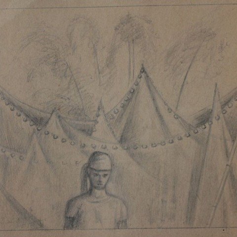 Figure and Tents