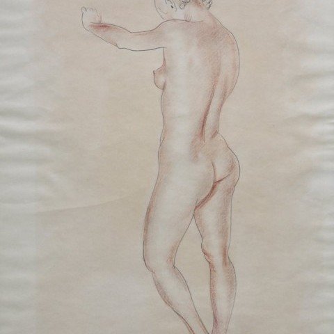 Nude Forward Thrust #76 by Clarence Holbrook Carter