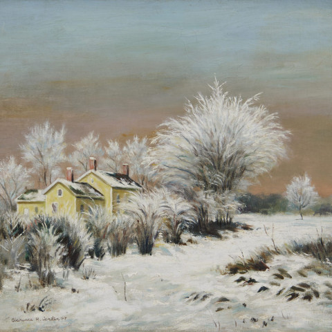 Winter Landscape by Clarence Holbrook Carter