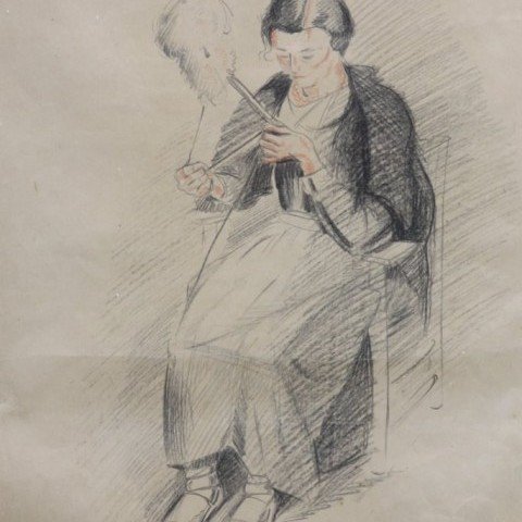 Woman Spinning