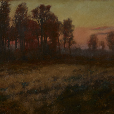 Landscape at Dusk by Charles Courtney Curran