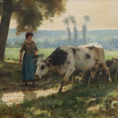 Pastoral Scene by Julien Dupré