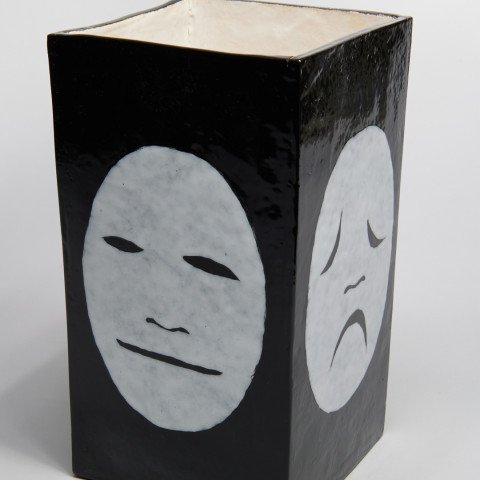 Faces Vase by Marcello Fantoni