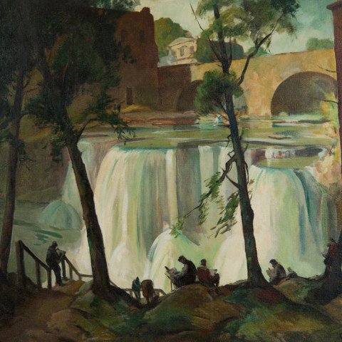 Saturday at Chagrin Falls by Carl Frederick Gaertner