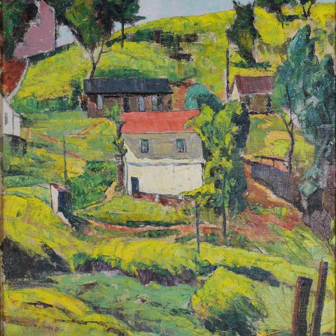West Virginia Hill Side by George Gustav Adomeit
