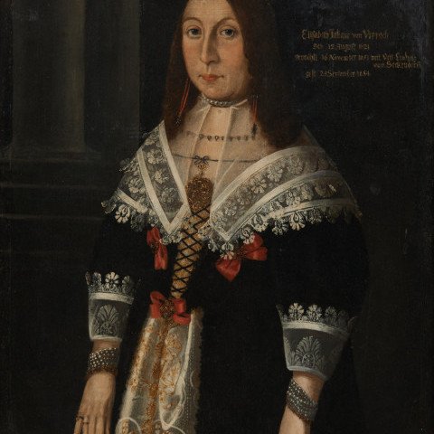 17th Century German School, portrait of Elizabeth Juliane von Vippach 