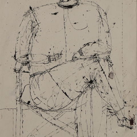 Seated Figure by Joseph Glasco