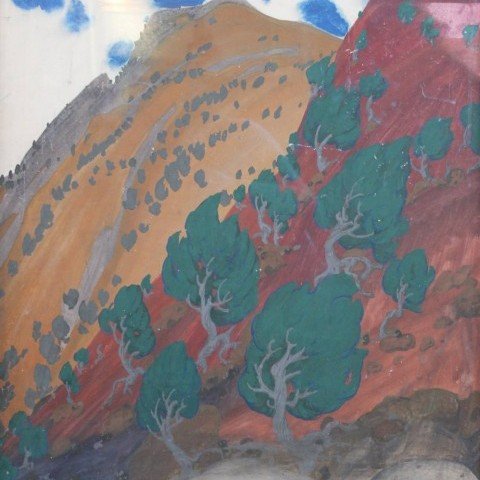 Mountain Landscape by Henry George Keller