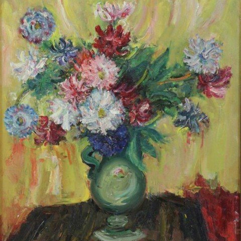 Floral Still Life III by Jacques Zucker