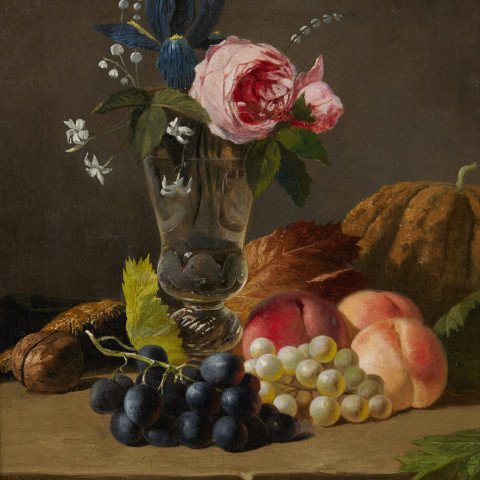 H. Janssens - Floral Still Life, 1866