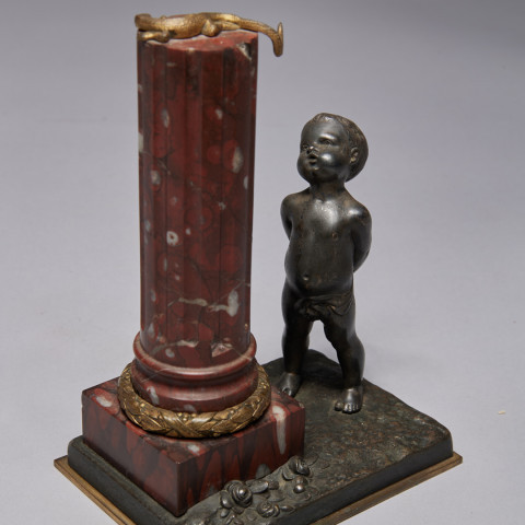 The Lizard, 19th Century (watch holder) by Louis Kley